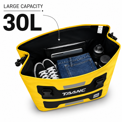 TAANC Terra Series Waterproof Motorcycle Saddle Bags 30L x 2 – Adventure Touring Side Luggage Bags – Yellow