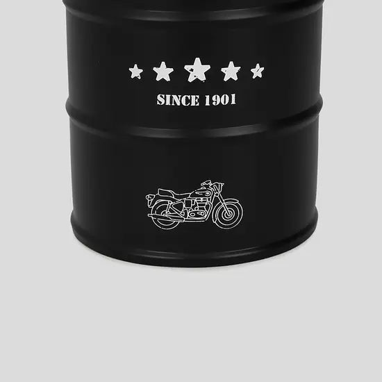 ROYAL ENFIELD CONIC DRUM BOTTLE - BLACK | Ideal for Gifting / Collectibles Edition