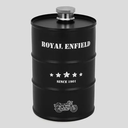 ROYAL ENFIELD CONIC DRUM BOTTLE - BLACK | Ideal for Gifting / Collectibles Edition