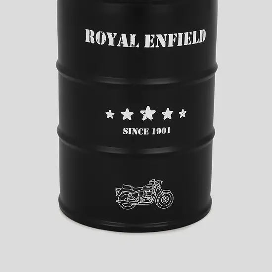ROYAL ENFIELD CONIC DRUM BOTTLE - BLACK | Ideal for Gifting / Collectibles Edition