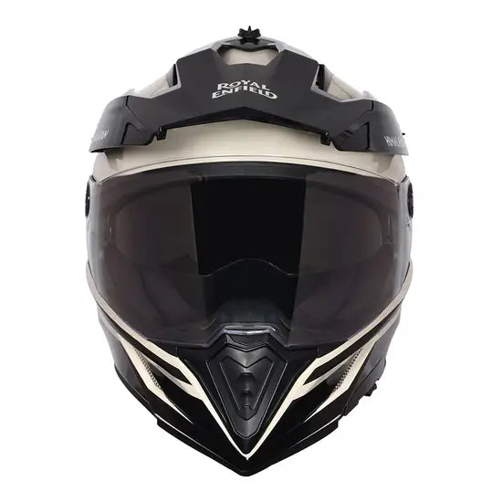 ROYAL ENFIELD OFF ROADING MOTO CROSS OPTIMUS DUAL SPORT HELMET - KAZA BROWN