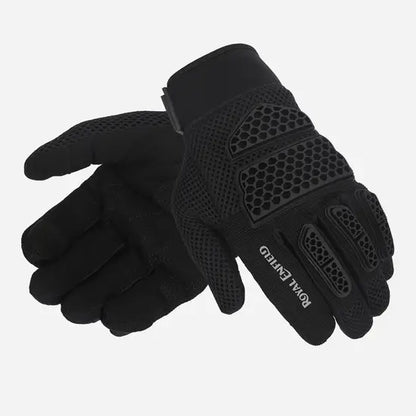 ROYAL ENFIELD STREET ACE V2 MOTORCYCLE GLOVES - BLACK