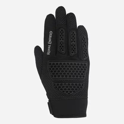 ROYAL ENFIELD STREET ACE V2 MOTORCYCLE GLOVES - BLACK