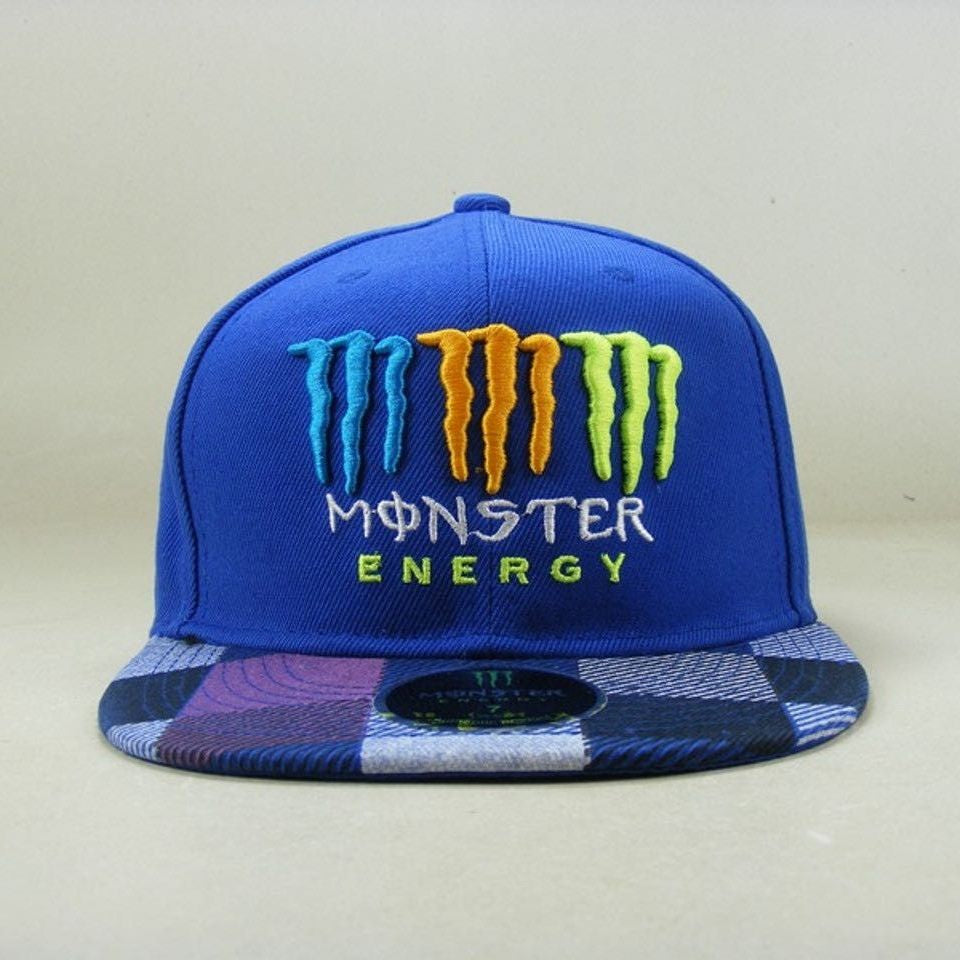 Monster Energy Snapback Adult Cap Flat Brim Hip Hop hat