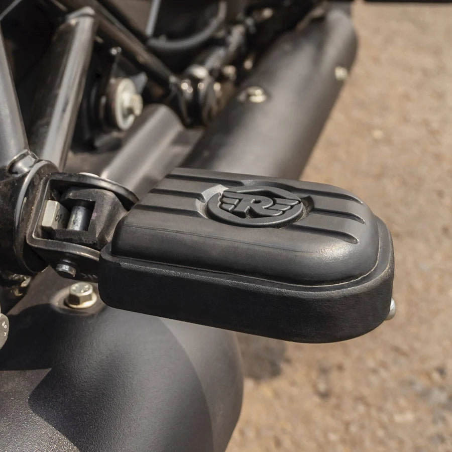 Footpegs For Royal Enfield Meteor 350, meteor 650, hunter 350, shotgun 650 Classic Reborn From Sep 2021 onwards models - silver deluxe