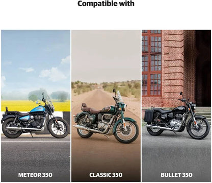 Footpegs For Royal Enfield Meteor 350, meteor 650, hunter 350, shotgun 650 Classic Reborn From Sep 2021 onwards models - silver deluxe