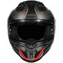 KORDA EVO ORCUS MATT GREY BLUE RED W/P FULL FACE HELMET ISI CERTIFIED