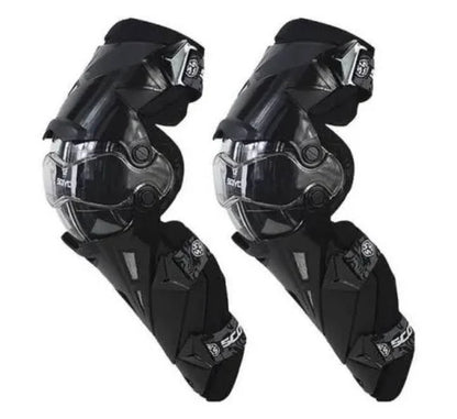 Scoyco Motorcycle Bike Racing Riding Knee Guard K12 (BLACK)