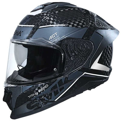 SMK Titan Carbon | Nero Carbon Black  | (GL261) Helmet