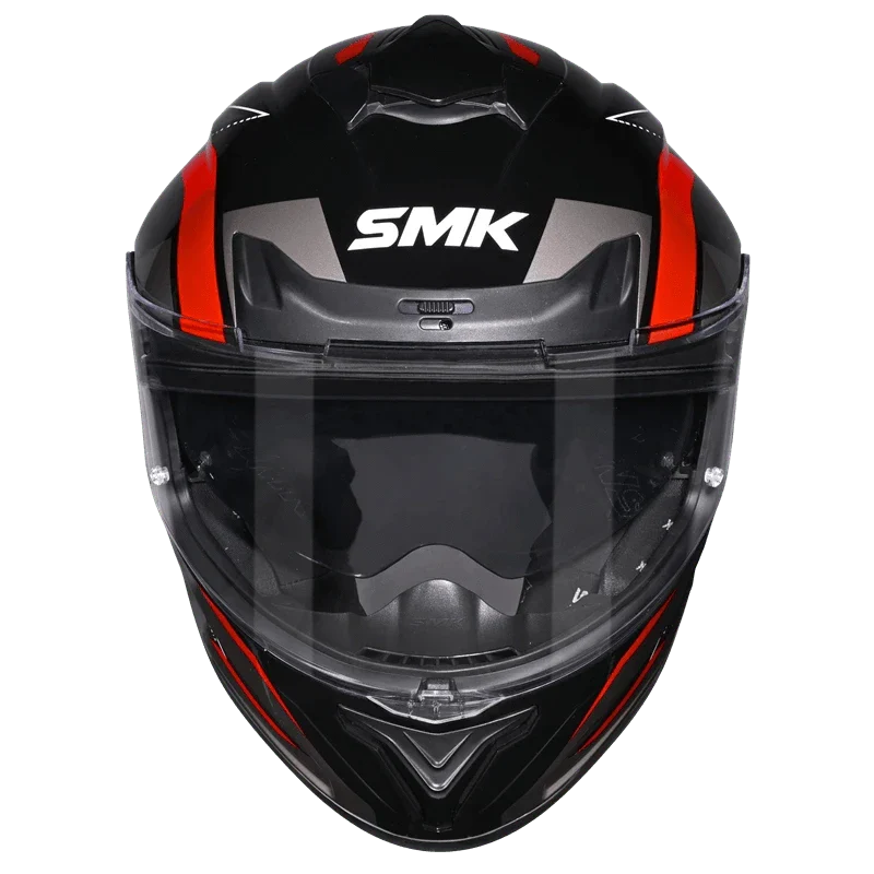 SMK TYPHOON AZONIX GL263 GLOSSY FULL FACE-DOT CERTIFIED HELMET