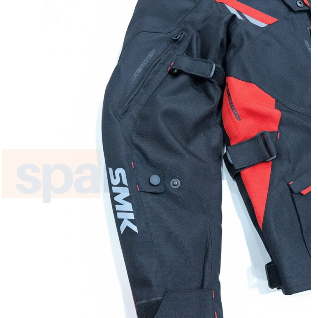 SMK Apex Adventura Riding Jacket for Men | CE Class A Certified | Level 2 Armour (Shoulder, Elbow, Back & Chest) | Waterproof 8000 mm | Breathable 3000 g/m²