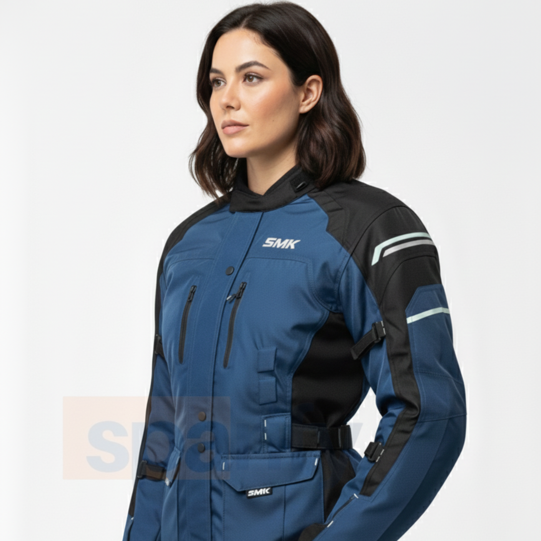 SMK Athenova Women’s Riding Jacket | CE Class A Certified Motorcycle Jacket for Women | Waterproof 8000 mm | Breathable 3000 g/m² | With Shoulder, Elbow & Back Protectors