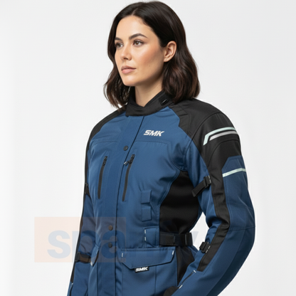 SMK Athenova Women’s Riding Jacket | CE Class A Certified Motorcycle Jacket for Women | Waterproof 8000 mm | Breathable 3000 g/m² | With Shoulder, Elbow & Back Protectors