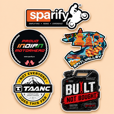 The Touring Tribe Collection – Premium Vinyl Sticker Pack (Set of 5)