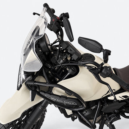 SPIKI Adventure 5.0 Nomad Series Motorcycle Mirrors | Anti-Theft Lock, Dino Knob & Shock-Absorbing Springs