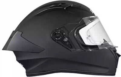 SMK Stellar Matt Black helmet - (MA200)