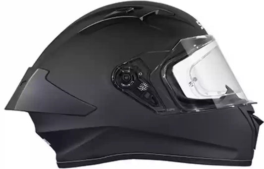 SMK Stellar Matt Black helmet - (MA200)