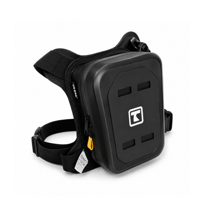 TAANC WP Waterproof Motorcycle Thigh Bag / – TPU Riding Leg Bag for Adventure Touring, Hiking & Travel – Black