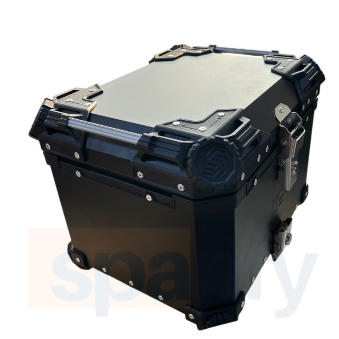 LGP - MAX1 Aluminium Top Box 45L | Waterproof | Rustproof - Graphics - 1 YEAR WARRANTY LGP | Heavyduty Material