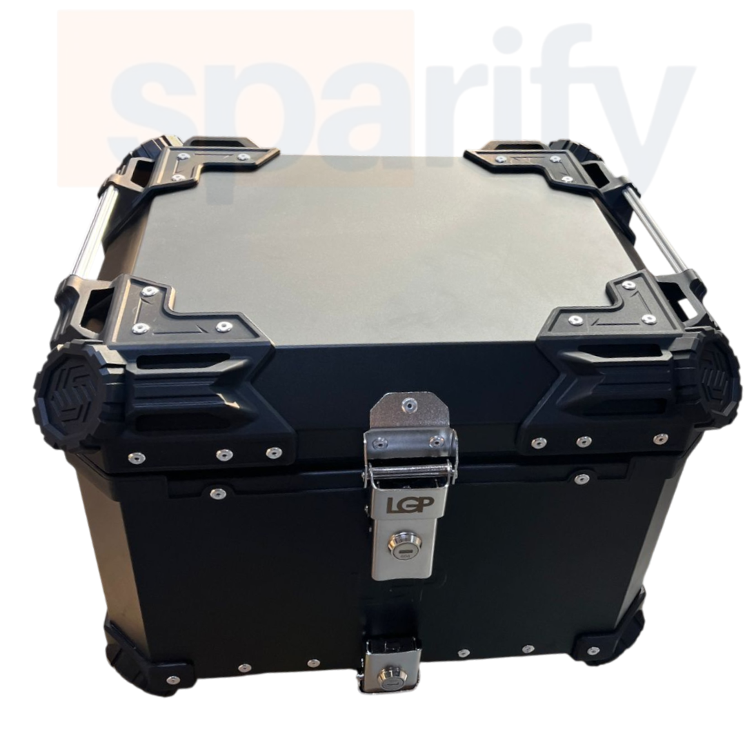 LGP - MAX1 Aluminium Top Box 45L | Waterproof | Rustproof - Graphics - 1 YEAR WARRANTY LGP | Heavyduty Material