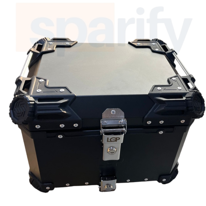 LGP - MAX1 Aluminium Top Box 45L | Waterproof | Rustproof - Graphics - 1 YEAR WARRANTY LGP | Heavyduty Material