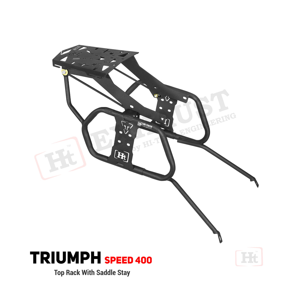 Triumph Top Box Rack Triumph Speed 400 Top Rack With Saddle Stay (Black Matt) – SB 832 / HT ...