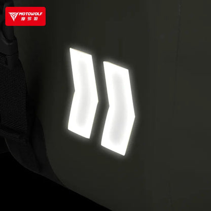 MOTOWOLF HYPERTOUR MDL0720 | 1 Pair | Waterproof Motorcycle Saddle Bags | 30 litres *2 side | Side Bags for Motorbike Travel - Yellow