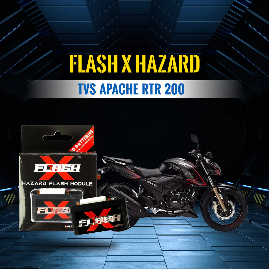 Apache RTR 200 ( BS4 ) | FlashX Hazard Flash Module |, Blinker/Flasher ...