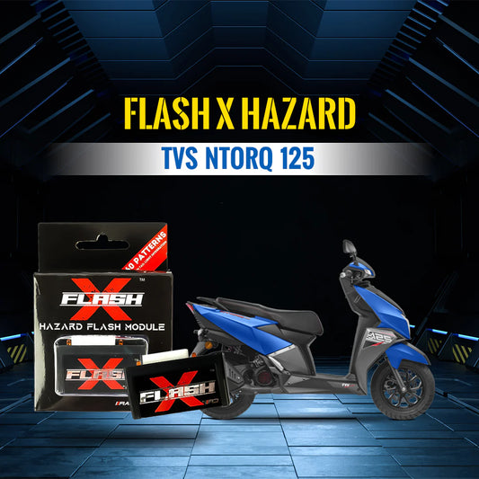 TVS NTORQ FlashX Hazard Flash Module, Blinker/Flasher - 60 PATTERNS