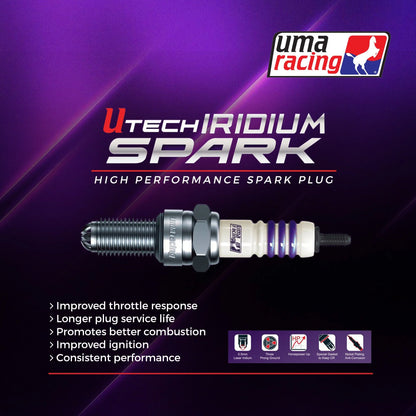 UMA RACING UTECH IRIDIUM SPARK PLUG AB9R31 02AR0068 02SP0003