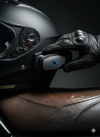 MOTOWOLF BH1 Motorcycle Helmet Headset Bluetooth Headset for Full Face Helmet (Hard Microphone) – Advanced Motorcycle Communication | 6 MONTHS WARRANTY