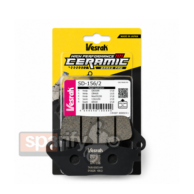 Honda CB Hness 350 brake pad by vesrah ( Ceramic)