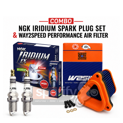 RE Interceptor 650 / Continental GT 650 Way2speed Magna flow nano fiber airfilter with free velocity stack | 73cfm air flow