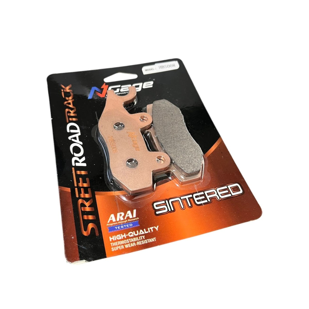 HERO XPULSE 200 - 210 | FRONT sintered brake pads | NGAGE POWERPARTS - ARAI Certified for Extreme Performance)