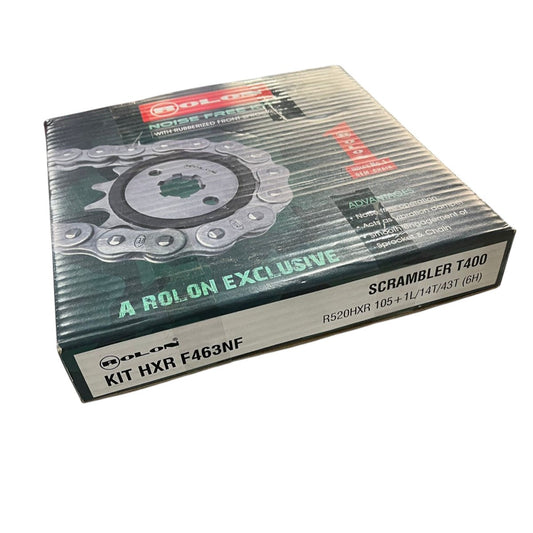 Triumph Scrambler T400 Rolon Noise Free Chain Sprocket Kit  F 463NF