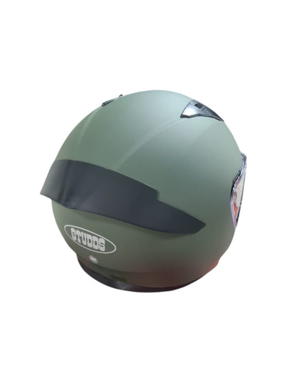 STUDDS THUNDER MILITARY GREEN FULL FACE HELMET