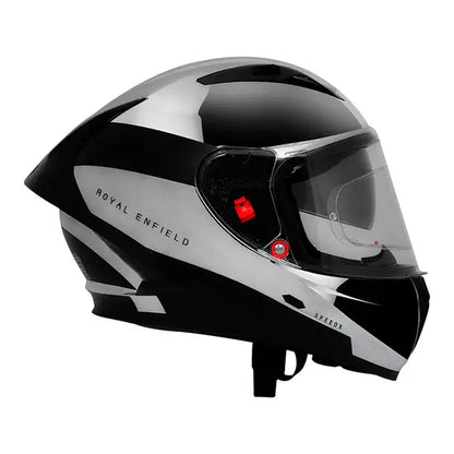 ROYAL ENFIELD CHROME SPEEDX FULL FACE BLITZ HELMET