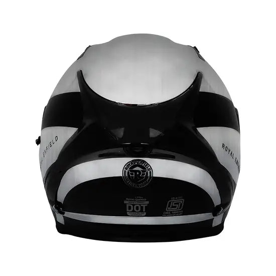 ROYAL ENFIELD CHROME SPEEDX FULL FACE BLITZ HELMET