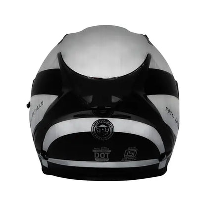ROYAL ENFIELD CHROME SPEEDX FULL FACE BLITZ HELMET