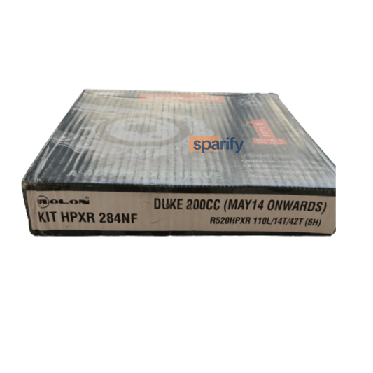 DUKE 200 (MY 2014 ONWARDS)X RING NOISE FREE CHAIN SPROCKET KIT - SPARIFY